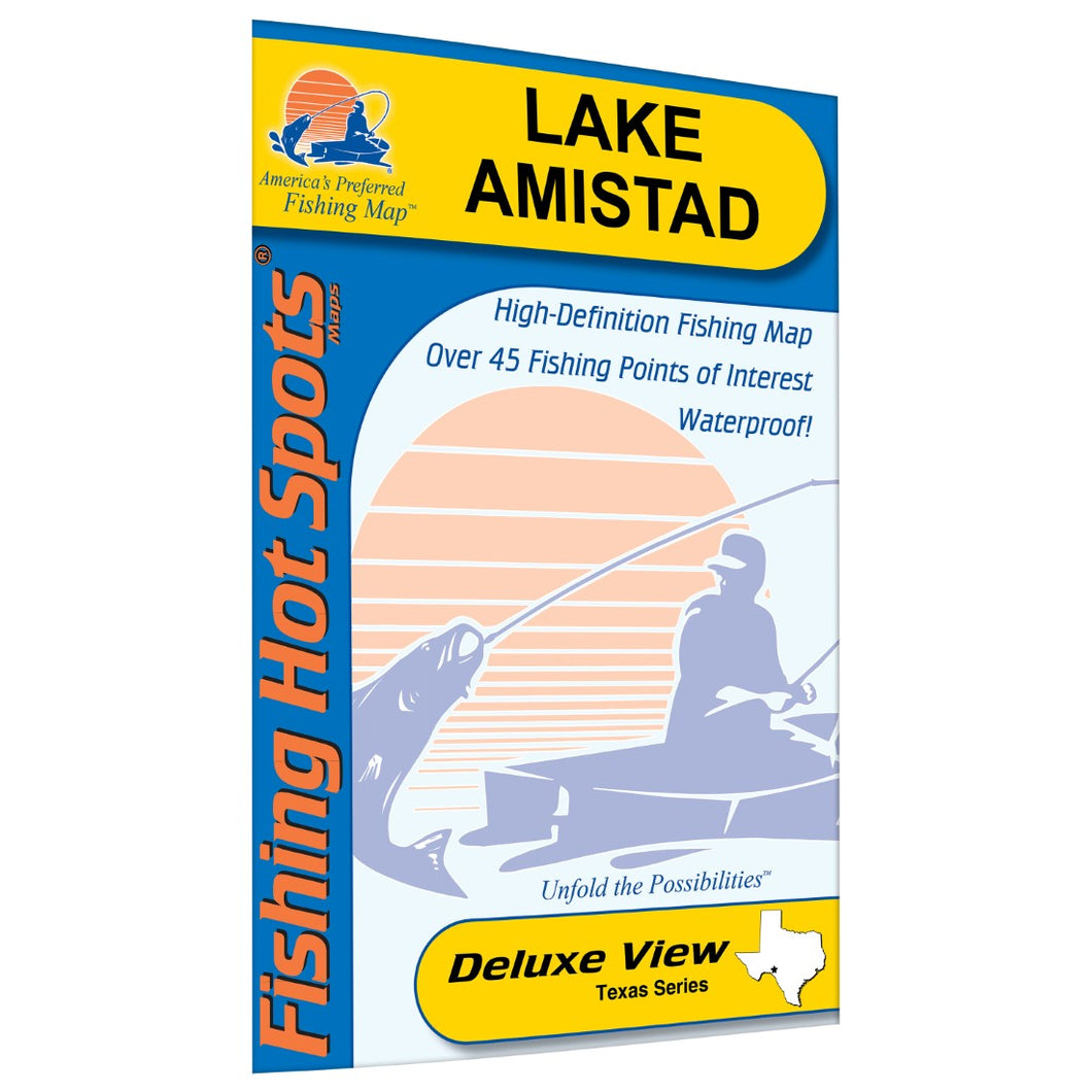 Amistad Reservoir Fishing Map