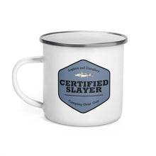 Load image into Gallery viewer, Certified Slayer Enamel Mug
