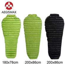 Load image into Gallery viewer, AEGISMAX Outdoor Camping Goose Down Mummy Sleeping Bag - Adult Ultra-Light
